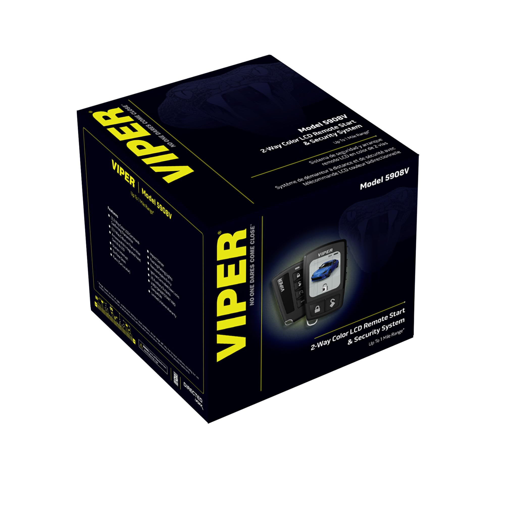Amazon.co.jp: Viper 5908V 2Way LCDセキュリティとリモートスタート